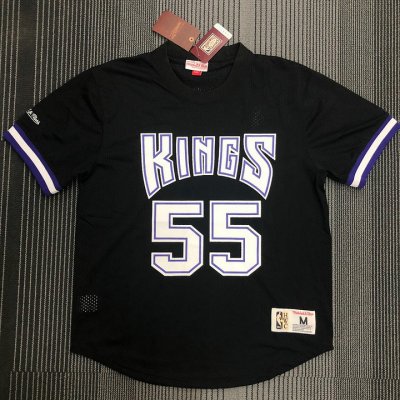 Mitchell Ness Jason Williams 55 Sacramento Kings HWC Mesh T-Shirt Jersey